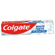 Colgate white teeth of anti-cavity tandpasta of extra clean tandenborstels